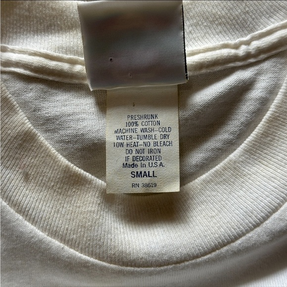 vintage la gear white surf tshirt - Picture 6 of 6